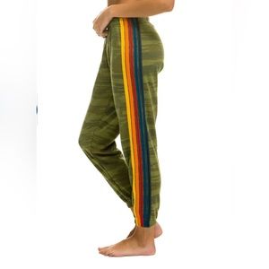 Aviator Nation 5 Stripe Camo sweatpant